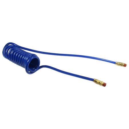 COILHOSE PNEUMATICS Flexcoil 3/8" ID x 10’ 1/4" MPT Swivel Reusable Dark Blue PR38-104B-B